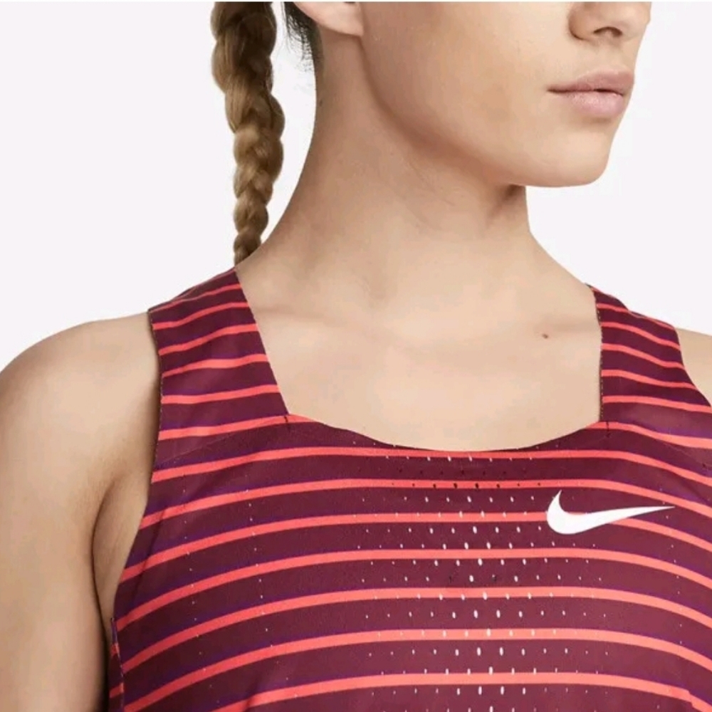 Women’s Size Large Nike Dri-FIT ADV AeroSwift Running Singlet Purple DR5852-638